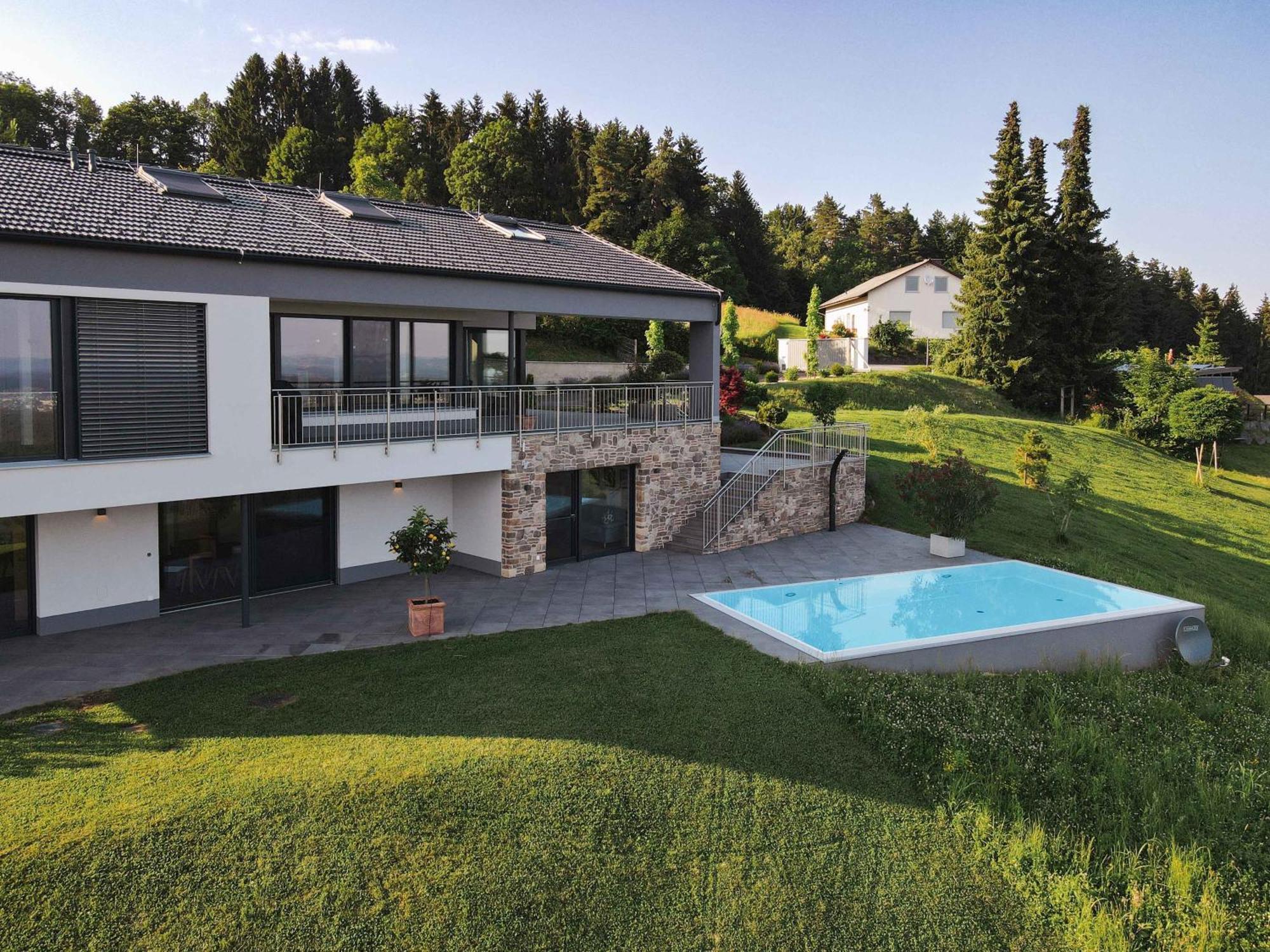 Greim15 --- Ganzes Ferienhaus Mit Fernsicht, Pool, Wellness Deutschlandsberg Zewnętrze zdjęcie