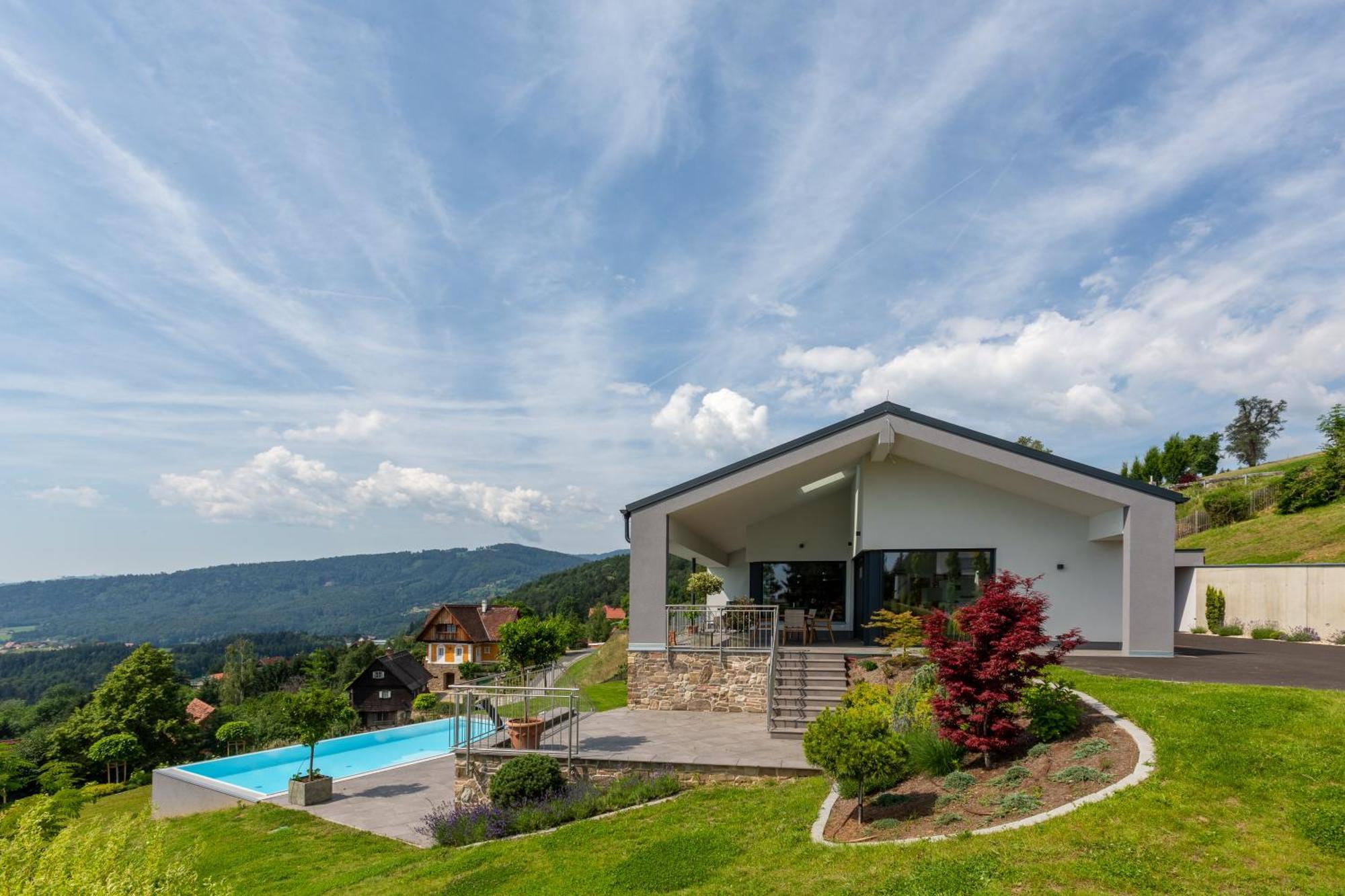 Greim15 --- Ganzes Ferienhaus Mit Fernsicht, Pool, Wellness Deutschlandsberg Zewnętrze zdjęcie