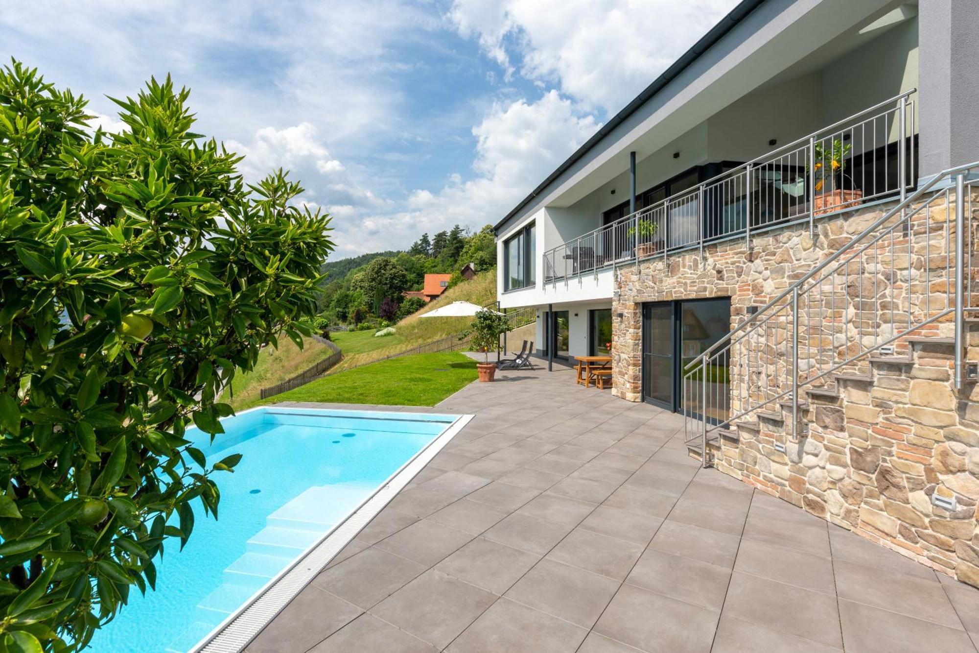 Greim15 --- Ganzes Ferienhaus Mit Fernsicht, Pool, Wellness Deutschlandsberg Zewnętrze zdjęcie