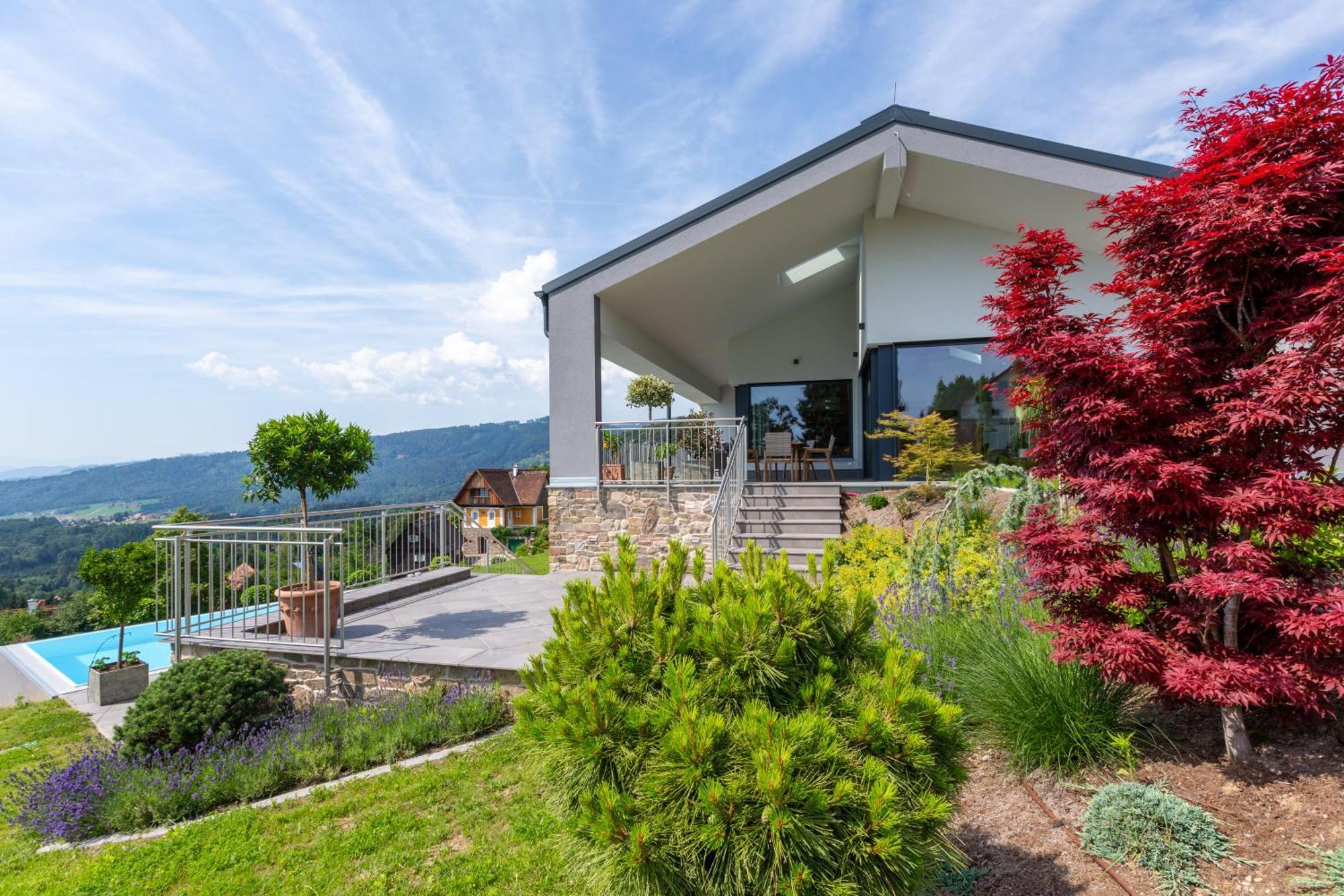 Greim15 --- Ganzes Ferienhaus Mit Fernsicht, Pool, Wellness Deutschlandsberg Zewnętrze zdjęcie